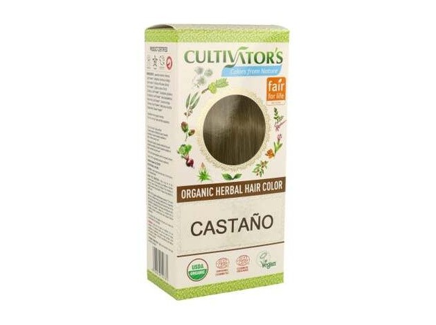 Castaño Tinte Organico 100Gr. Ecocert