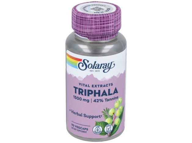 Solaray Triphala 500Mg 90Cap
