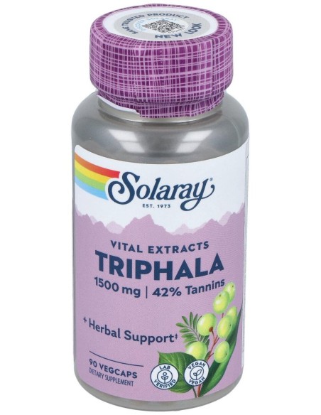 Solaray Triphala 500Mg 90Cap