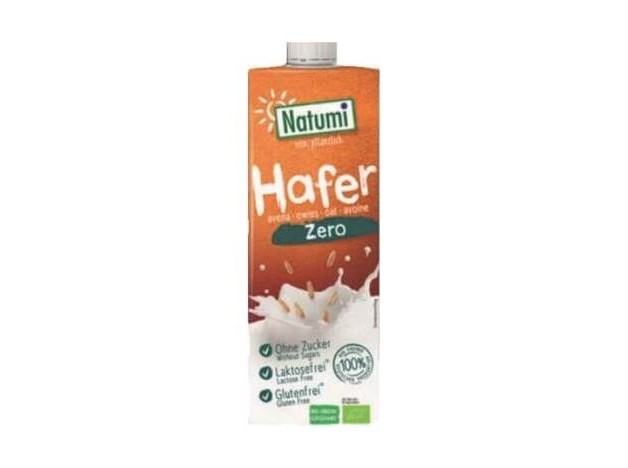 Bebida Vegetal De Avena Zero 1Lt. Bio Sg Vegan