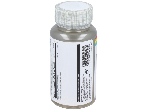 Solaray Vitamina D3 400Ui 120Caps