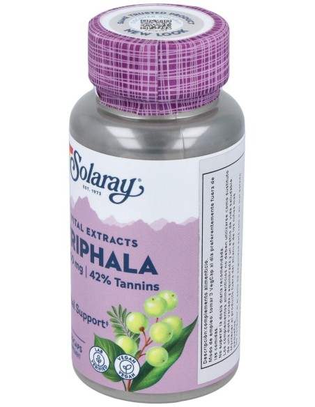 Solaray Triphala 500Mg 90Cap