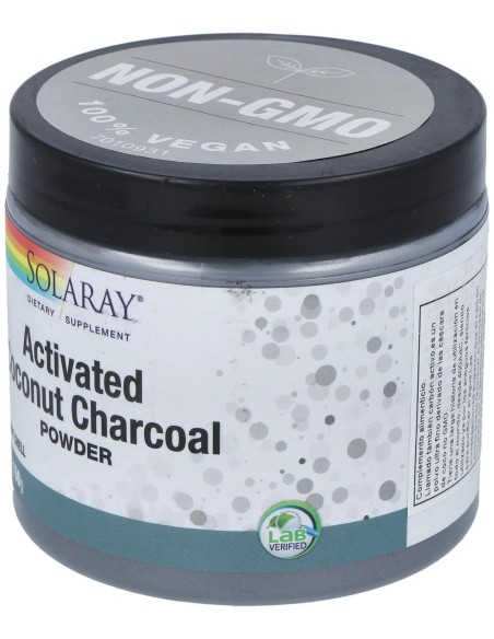 Solaray Charcoal Coconut Activated Carbon Activo 75G