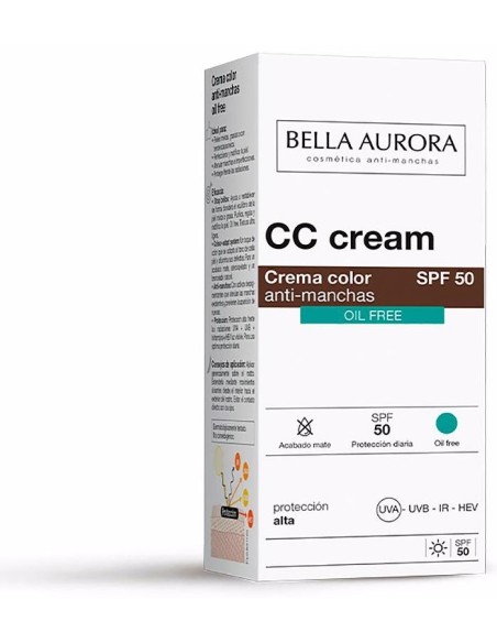 Bella Aurora Cc Cream Oil Free Antimanchas Spf50 30Ml
