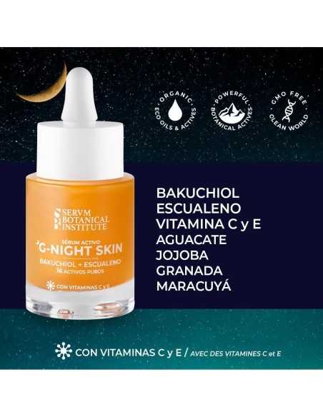 Servm Botanical Institute Active Serum G-Night Skin Oily 30Ml