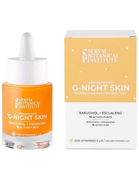 Servm Botanical Institute Active Serum G-Night Skin Oily 30Ml