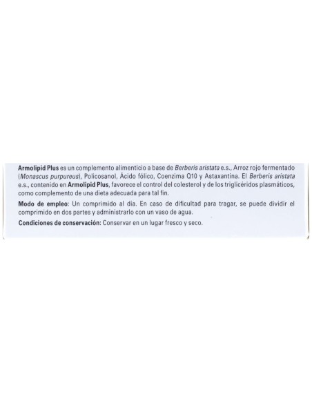 Armolipid Plus, 20 Comprimidos
