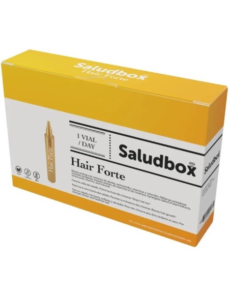 Saludbox Hair Forte 20x10ml Viales Bebibles