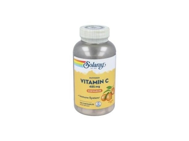 Solaray Vitamina C 485Mg 100Comp Masticables...