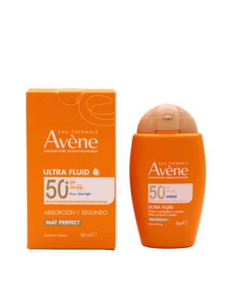 Avene Solar Ultra Fluido Mat Perfect Color SPF 50+ 50 ml
