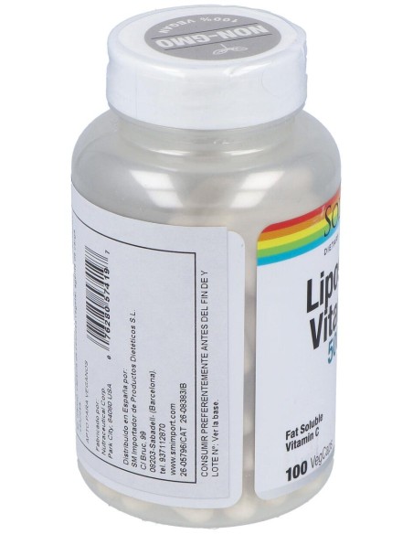 Liposomal Vitamina C 500Mg. 100Cap.