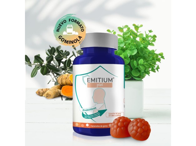 Niam Emitium Piel 60 Caramelos de Goma Naranja