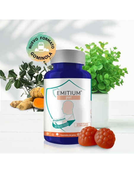 Niam Emitium Piel 60 Caramelos de Goma Naranja