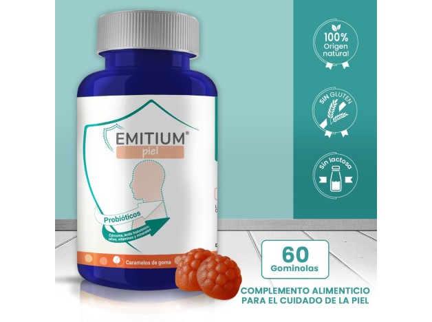 Niam Emitium Piel 60 Caramelos de Goma Naranja