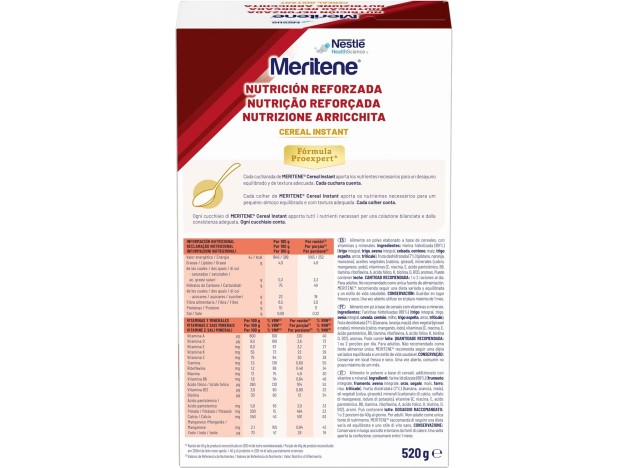Meritene Cereal Multifrutas 13 Raciones 520 g
