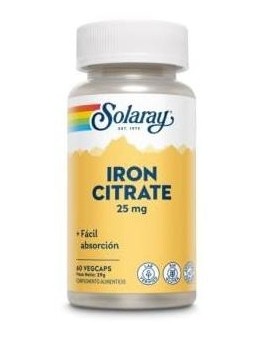 Solaray Citrato Hierro 25Mg...