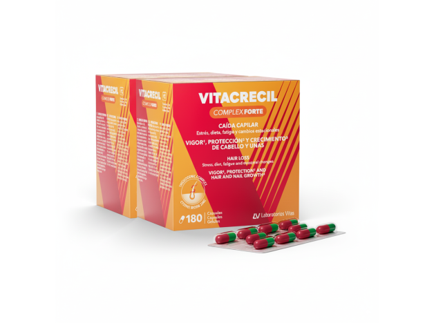 Vitacrecil Complex Forte 2x180 Cápsulas ¡Duplo!
