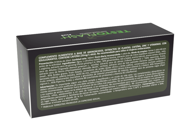 Testoflash Plus 8 Shots Sabor Cereza