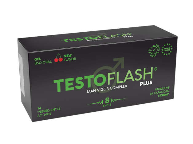 Testoflash Plus 8 Shots Sabor Cereza