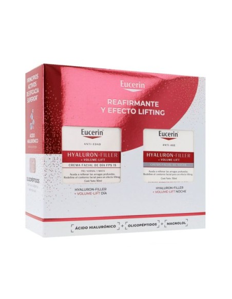 Eucerin Hyaluron Filler Cofre Volume-Lift Piel Mixta Día y Noche