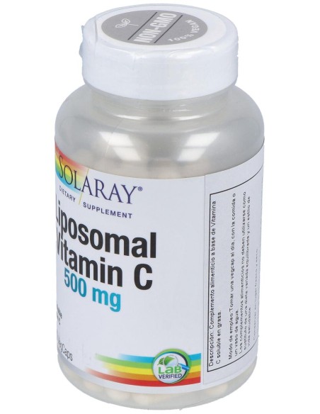 Liposomal Vitamina C 500Mg. 100Cap.