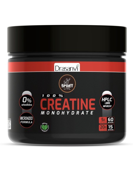 Drasanvi Creatine 100% Monohydrato Sport Live 300Gramos