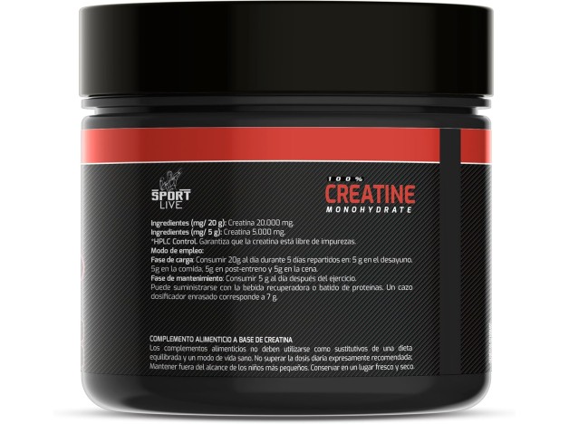 Drasanvi Creatine 100% Monohydrato Sport Live...