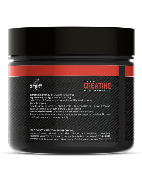 Drasanvi Creatine 100% Monohydrato Sport Live 300Gramos
