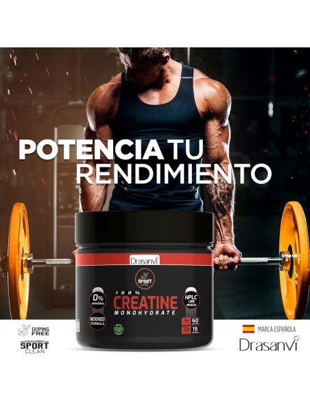 Drasanvi Creatine 100% Monohydrato Sport Live 300Gramos