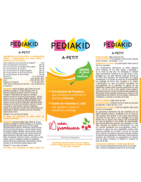 Pediakid A-Petit Jarabe 125 ml Apetito Y Fatiga
