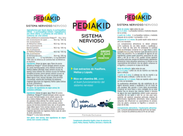Pediakid Sistema Nervioso Jarabe 125 ml