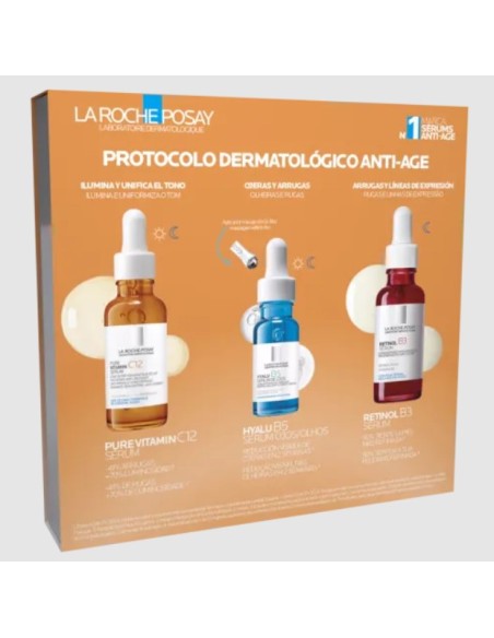 La Roche Posay Pure Vitamin C12 Pack Protocolo Dermatológico Antiage