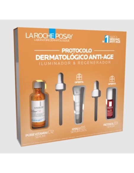 La Roche Posay Pure Vitamin C12 Pack Protocolo Dermatológico Antiage