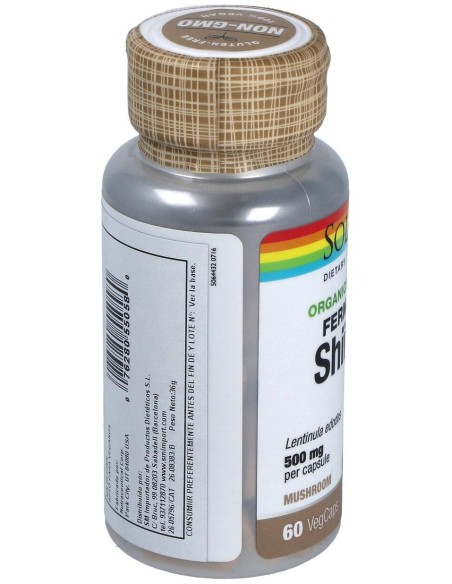 Solaray Shiitake 500Mgcaps