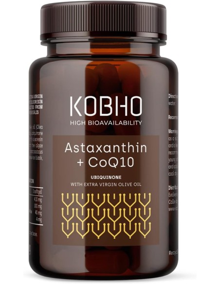 Kobho Astaxantina + Coq10 60 Perlas