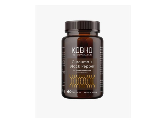 Kobho Curcuma + Pimienta Negra 60 Cápsulas