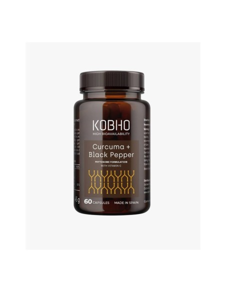 Kobho Curcuma + Pimienta Negra 60 Cápsulas