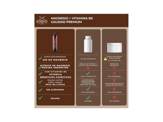 Kobho Magnesio + Vit B6 20 Viales