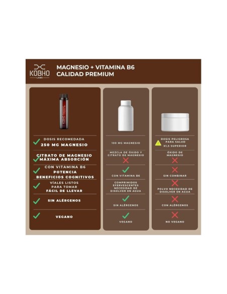 Kobho Magnesio + Vit B6 20 Viales