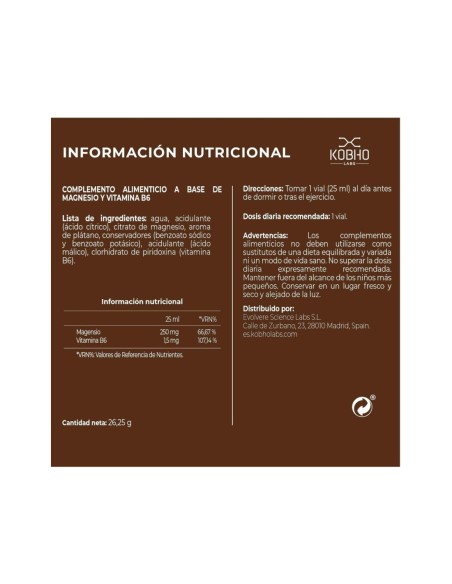 Kobho Magnesio + Vit B6 20 Viales