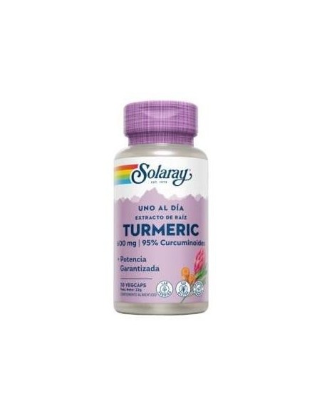 Solaray Turmeric 30Cáps
