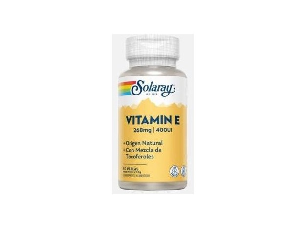 Vit. E (100% D-Alfa Tocoferoles) 50Perlas
