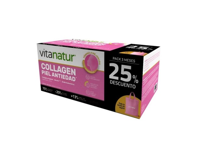 Vitanatur Collagen Piel Antiedad Pack 3 Meses