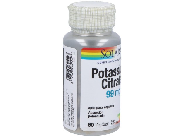 Solaray Citrato De Potasio 60Caps