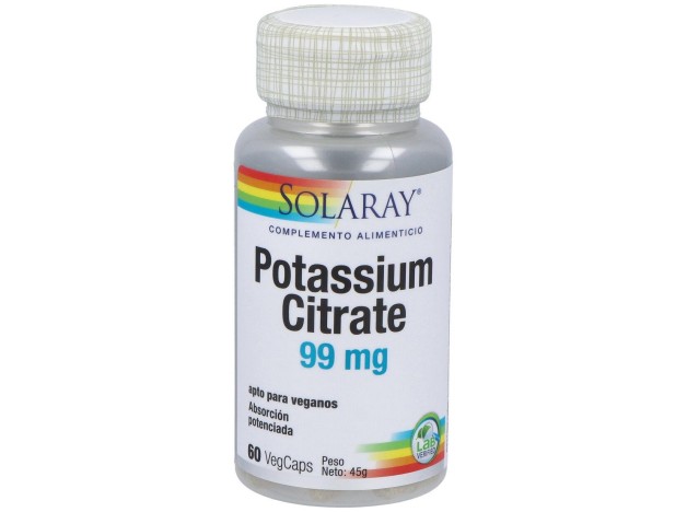 Solaray Citrato De Potasio 60Caps