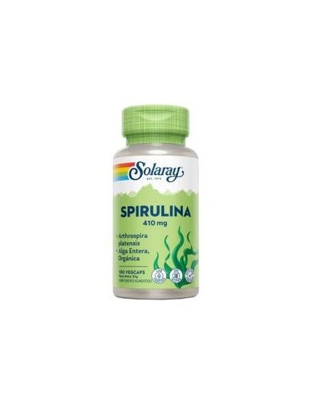 Solaray Spirulina 410Mg 100Comp