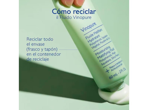 Caudalie Vinopure Fluido Matificante Hidratante...