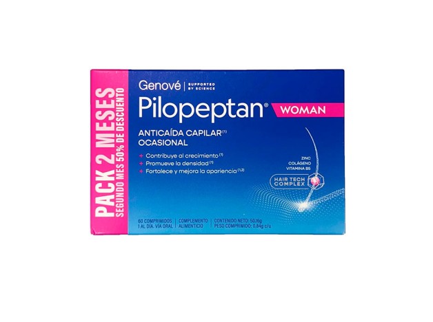 Pilopeptan Woman 60 Cápsulas Pack 2 meses