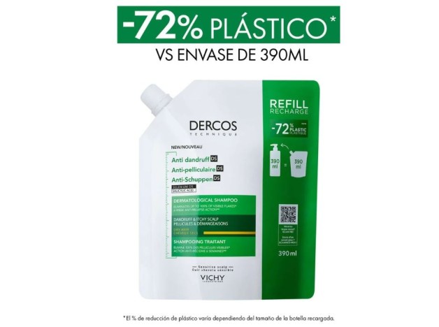 Vichy Dercos Technique Anticaspa Seca Ds Champú...