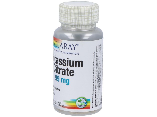 Solaray Citrato De Potasio 60Caps